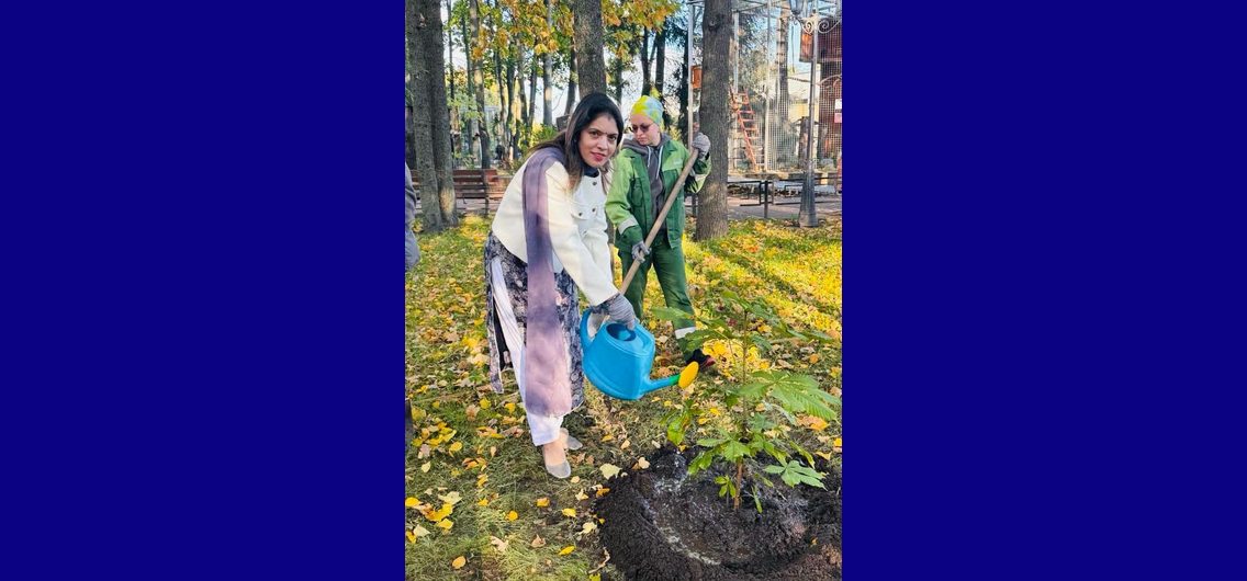 Planting hope, nurturing nature in Sewa Pakhwada 2026 at Leningrad Zoo, Saint Petersburg, led by CGI Saint Petersburg, advancing the spirit of Ek Ped Maa Ke Naam.